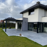 Terrasse en pierre par ABC Paysage Nord pas de Calais, Lille