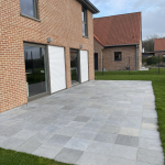 Terrasse en pierre par ABC Paysage Nord pas de Calais, Lille