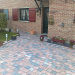 Terrasse en pavage béton par ABC paysage dans le Nord Pas de Calais près de Lille