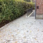 Terrasse en pavage béton par ABC paysage dans le Nord Pas de Calais près de Lille