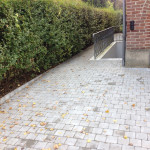 Terrasse en pavage béton par ABC paysage dans le Nord Pas de Calais près de Lille