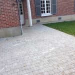 Terrasse en pavé beton, pavage béton par ABC Paysage, Nord pas de Calais, Lille